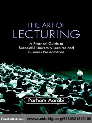 cover image of The Art of Lecturing